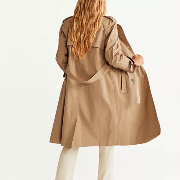 NEW MNG Mango suit belted trench coat tan brown Beige - Picture 6 of 6